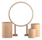 Kit Decoração De Festa Mesa Trio De Cilindro Arco Redondo Aniversário
