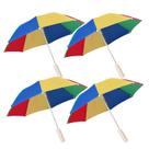 Kit Decoração Festa Carnaval: Mini Guarda Chuva Sombrinha Frevo - 4 Unidades