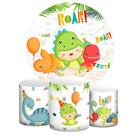 Kit Decoração Festa Diamante Dinossauro Baby - IMPAKTO VISUAL