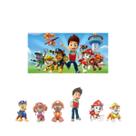 Kit decoração festa painel patrulha canina + 6 displays mdf