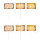 Kit Decoração Junina Topper Para Escrever 6 Peças 10X6 CM