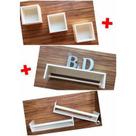 Kit Decoração Quarto De Bebê 6 Peças Nicho E Prateleira Mdf
