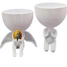 Kit Decoração Santa Joana D Arc Anjinho Relicario Oração