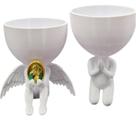 Kit Decoração Santa Mãe Rainha Anjinho Relicario Oração
