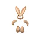 Kit Decorativo Coelho 30cm Kit Decorativo Coelho 30cm
