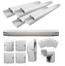 Kit decorativo de PVC Slim Line Cover para condicionadores de ar Mini Split e bombas de calor Pioneer