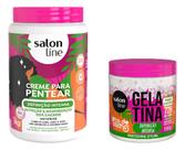 Kit Definição Intensa com Creme para Pentear e Gelatina todecacho Kit Definição Intensa com Creme para Pentear e Gelatina todecacho