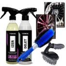 Kit Delet Vonixx + Izer + Escova Limpa Pneus e Furo de Rodas