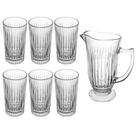 Kit Deli Diamond (1 Jarra e 6 copos) Cristal