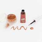 Kit Delineador Colorido + Pigmento Perolado Cobre Bello Charme