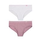 Kit Delrio 2 Calcinhas Infantil F5104 Make/Branco Kit Delrio 2 Calcinhas Infantil F5104 Make/Branco