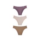 Kit Delrio Calcinha Em Cotton V51364 New Nude/Areia/Mouss