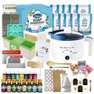 Kit Deluxe de Fabricação de Sabonete com Leite de Cabra PIUH Suprimentos DIY