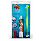 KIT DENTAL PET ESCOVA DUPLA + DEDEIRA + CREME CHOCOLATE 90g - CatDog & Cia
