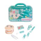 Kit dentista com acessorios verde fenix