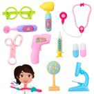 Kit Dentista Mini Doutor Médica Infantil Educativo 12 Peças