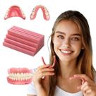 Kit Denture Reline Mccarewr com fórmula avançada para parte superior e inferior