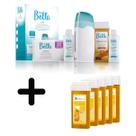 Kit Depilação Sist. Roll-on Bivolt Depil Bellla + 5 Cera Refil
