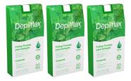 Kit Depilflax 3 Caixas Cera Depilitórias Folhas Hortelã 20un