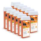 Kit Depilflax Cera Depilatória Roll-On Mamão 12 Unidades