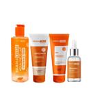 Kit Dermachem Vitamina C Micelar 250ml + Esfo 100ml + Gel 100ml + Sérum 30ml