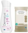 Kit Dermacyd Sabonete Íntimo Femina 200ml + Lenço Umedecido 16un Higiene Íntima e Frescor Diário