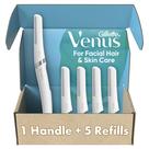 Kit Dermaplanagem Gillette Venus com 5 Recargas de Lâminas