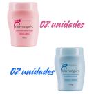 Kit Dermopés: 2 Dermopés Creme Para Tratamento 130 g (azul) + 2 Creme Hidratante Para Afinar Os Pés 130g (rosa)