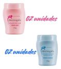 Kit Dermopés: 2 Dermopés Creme Para Tratamento 130 g (azul) + 2 Creme Hidratante Para Afinar Os Pés 130g (rosa)