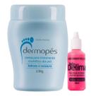 Kit Dermopés Creme Para Tratamento 230 g (azul) + Loção Milagroso Delima - Pés Rachados Nunca Mais