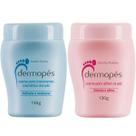 Kit Dermopés Creme Para Tratamento Azul 130g + Creme Para Afinar os Pés Rosa 130g