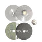 Kit Desbaste e Acabamento 10 Lixas Grão 120 Durite + Prato Rígido + Porca Flange Kit Desbaste e Acabamento 10 Lixas Grão 120 Durite + Prato Rígido + Porca Flange