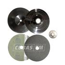 Kit Desbaste e Acabamento 10 Lixas Grão 120 Durite + Suporte Semi-Flexível + Flange Porca Kit Desbaste e Acabamento 10 Lixas Grão 120 Durite + Suporte Semi-Flexível + Flange Porca