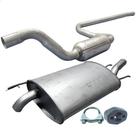 Kit Descarga Abafador + Silencioso Ford Ka 1.0 8v 2012 2014