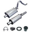 Kit Descarga Abafador + Traseiro Chevy 500 1.6 8v 1983 1996