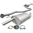 Kit Descarga Abafador + Traseiro Fiesta Hatch 1.4 16v 96 99
