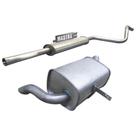 Kit Descarga Abafador + Traseiro Megane Grand Tour 2.0 07 12