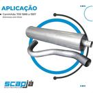 Kit Descarga Silencioso+ Tubo Traseiro Caminhão 709 88 A 97