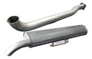 Kit Descarga Tubo + Silencioso Caminhão 1415 Cummins Euro 3