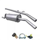 Kit Descarga Tubo + Silencioso Clio Sedan 1.6 8v 2001 2012