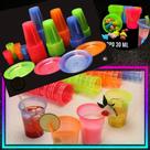 Kit Descartável Balada Crystal Color Neon - 100 unidades