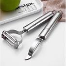 Kit Descascador Multiuso de Legumes e Frutas Aço Inox Premium Corte Rápido e Preciso Fácil de Usar e Limpar