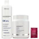 Kit Descoloração Pó Ultra Clareador Branco e Ox 20 Prohall