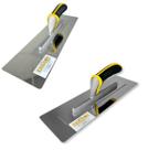 Kit Desempenadeiras Flexíveis De Aço Inox Evolution 36x11cm E 40x11cm Para Acabamento Fino Marmorizado Cimento Queimado E Texturas Qualidade em Obras