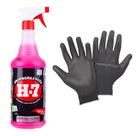 Kit Desengraxante Removedor Multiuso 1L Spray Com Luva - H7