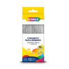Kit desenho geometrico compasso reguas borracha cristal