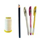 Kit Design Sobrancelhas - 3 canetas gel marcação + linha