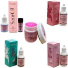 Kit Designer Sobrancelha SourCil Henna Intensificador Removedor Pasta Magica E Fixador de Rena