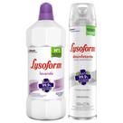 Kit Desinfetante Lysoform Lavanda 1L + Aerossol Original 360ml