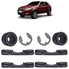Kit Deslize Calço Reparo Banco Palio 1996 1997 1998 1999 2000 2001 2002 2003 2004 2005 2006 2007 2008 2009 2010 2011 2012 2013 2014 A 2015 8 Peças